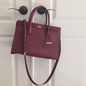 Kate Spade Purse Merlot in Color